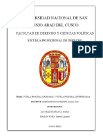 Tutela Procesal Ordinaria y Tutela Procesal Diferenciada. Final