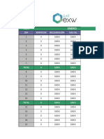 Plantilla Excel Control de Taxi