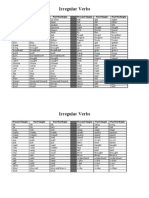 Irregular Verbs