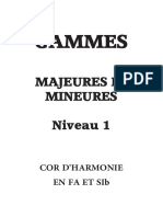 Technique Par Niveau Pour Le Cor D'harmonie - French Horn Exercices