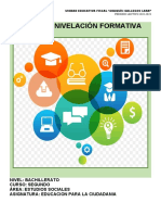 Planificación de Nivelacion Formativa 1er. Curso Ciudadania