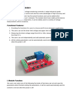 The User Manual of DVB01: Functional Features