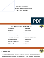 Mini Project Presentation On: Bidirectional Visitor Counter With GSM Module