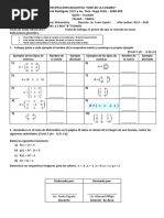 Taller de Matematica Segundos