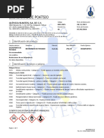 Dicromato de Potasio Msds