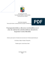 Propaganda Belica y Discursos Nacionalistas