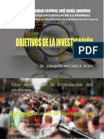 Objetivos de La Investigación