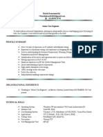 Harish Ramamoorthy - Software Testing - Resume