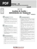 Analista de Gestao Enfermeiro Do Trabalho