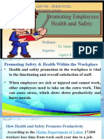 ADS - 506 Promoting Health and Safety Fo Employees