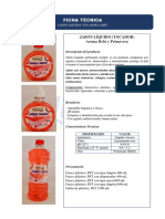 Ficha Técnica Jabón Líquido