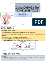 Medicinal Chemistry of Antihelmentics: Kim J.B