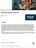 SAP EHS Solution Overview - L0 - S4