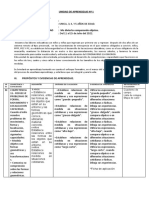 Unidad de Aprendizaje Del 11 Al 15 Julio-2022