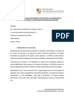 Discurso de Orden Del Dr. Juan Camacho: Felicitaciones A Los Graduados de Educación y de Filosofía y Agradecimiento Por Reconocimiento de La UARM