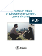 Guidance On Ethics of TB