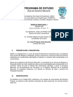 Programa Mercantil I 8C 2022