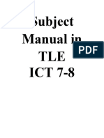 Subject Manual Tle 7-8