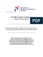 ICT1.003: Computer Architecture: Midterm Project Report