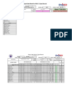 Basic Calculus: Input Data Sheet For SHS E-Class Record
