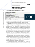 Hypericum Perforatum: Technological Aspects of St. John'S Wort (L.) Cultivation