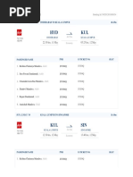 HYD KUL: TICKET - Confirmed