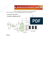 A Continuación Describiremos El Ejemplo de La Utilización de Un Microcontrolador PIC 16F627