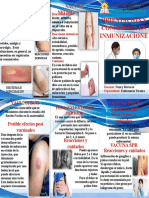 Triptico Inmunizaciones