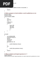 Write A Program To Check Whether A Word Is Palindrome or Not