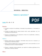 4° Secuencia - Números y Operaciones 1° Parte