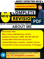 Business Management-Most Important MCQ by Akash