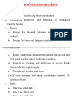 Design of Concrete Structure: Syllabus