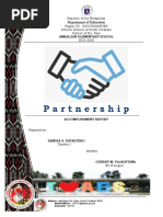 Partnership ACCOMPLISHMENT REPORT