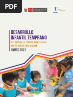 Desarrollo Infantil Temprano ENDES 2021