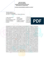 Sopa de Letras - Quimica 2