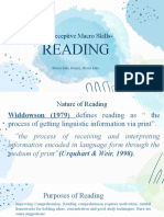 Receptive Skill - Reading