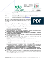 Orientação Da DGS (N.º 21/2011) Sobre A Prevenção de Comportamentos Dos Doentes Que Põem em Causa A Sua Segurança Ou Da Sua Envolvente