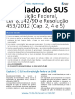 Simulado Do Sus Constituicao Federal e Controle Social Lei 8 142 90 e Res 453 2012