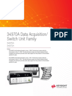 Datasheet-Agilent 34970A Data Logger 5965-5290