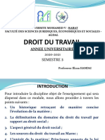 S3 Droit Du Travail 2020 21 FSJES PR - Ilham Hamdai