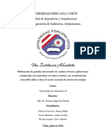 Informe - Cushuro - Elaboración de Gomitas Funcionales