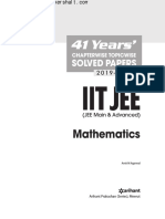 41 Years': Solved Papers