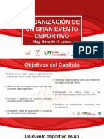 Organizacion de Un Gran Evento Deportivo 2020