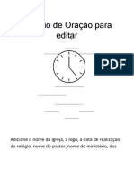 Relógio de Oração para Editar