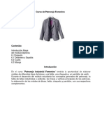 Patronaje Chaqueta