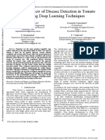 Literature Review of Disease Detection in Tomato Leaf Using Deep Learning Techniques