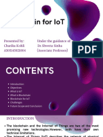 Blockchain For IoT (9826)