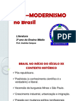 Literatura 3º Ano Do Ensino Médio: Prof. Andréia Campos