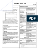 Analog Mixed Modules, 12-Bit: Product Description Module Specifications