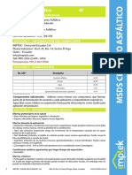 Imptek - MSDS Cemento Asfáltico